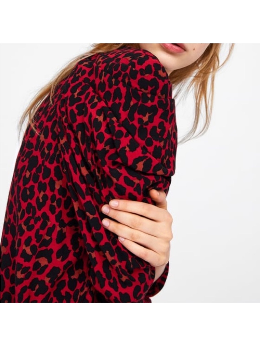 **NWT** Zara Leopard Print Top - Picture 3 of 5